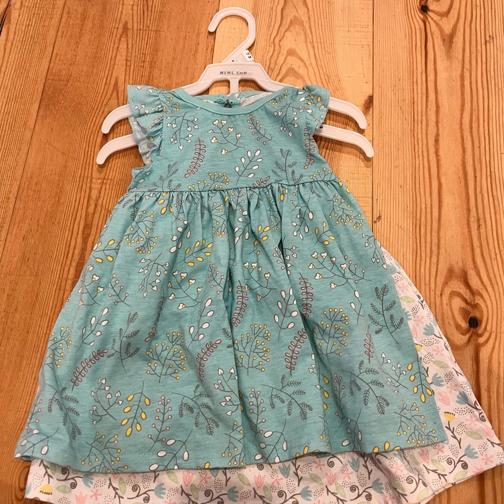 Mini Hop 2 pack dress 12 months
